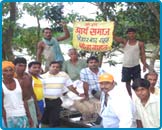 Arya Veer Dal Delhi Pradesh - Bihar Flood Relief Operation 15th September 2008