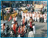 Arya Veer Dal Delhi Pradesh - Power Show In Swami Shraddhanand Balidan Shobhayatra