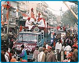 Arya Veer Dal Delhi Pradesh - Power Show In Swami Shraddhanand Balidan Shobhayatra